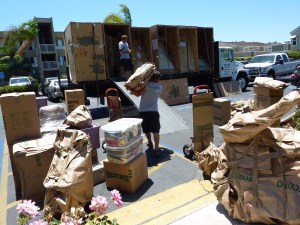 This is how the military packs your stuff when moving overseas.