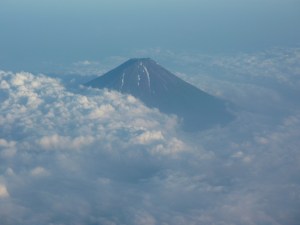Mt. Fuji - Taken from our plane window as we flew from Tokyo to Hiroshima