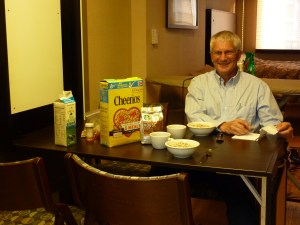 Our first breakfast in Japan.